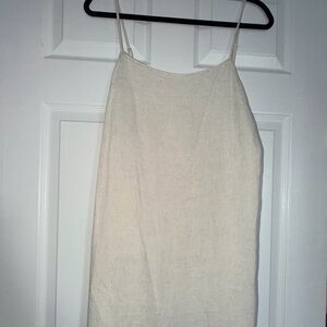 American Eagle Outfitters Cream Mini Dress